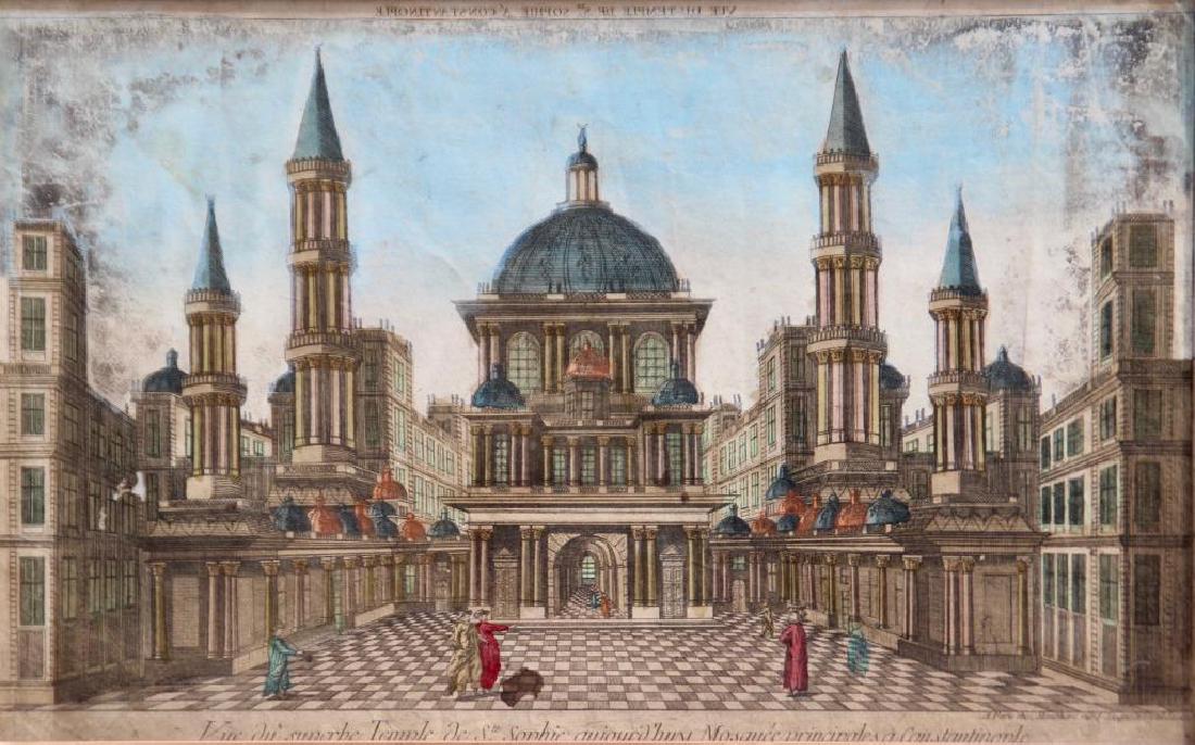 Travail du XVIIIème siècle Vue du superbe temple de Ste (1 of 1)