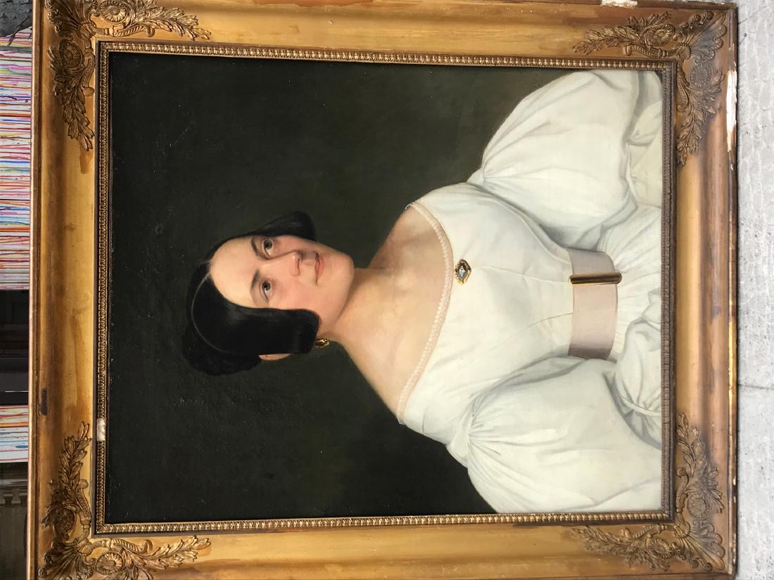 Ecole Française du XIX°siècle  Portrait de femme en (1 of 1)