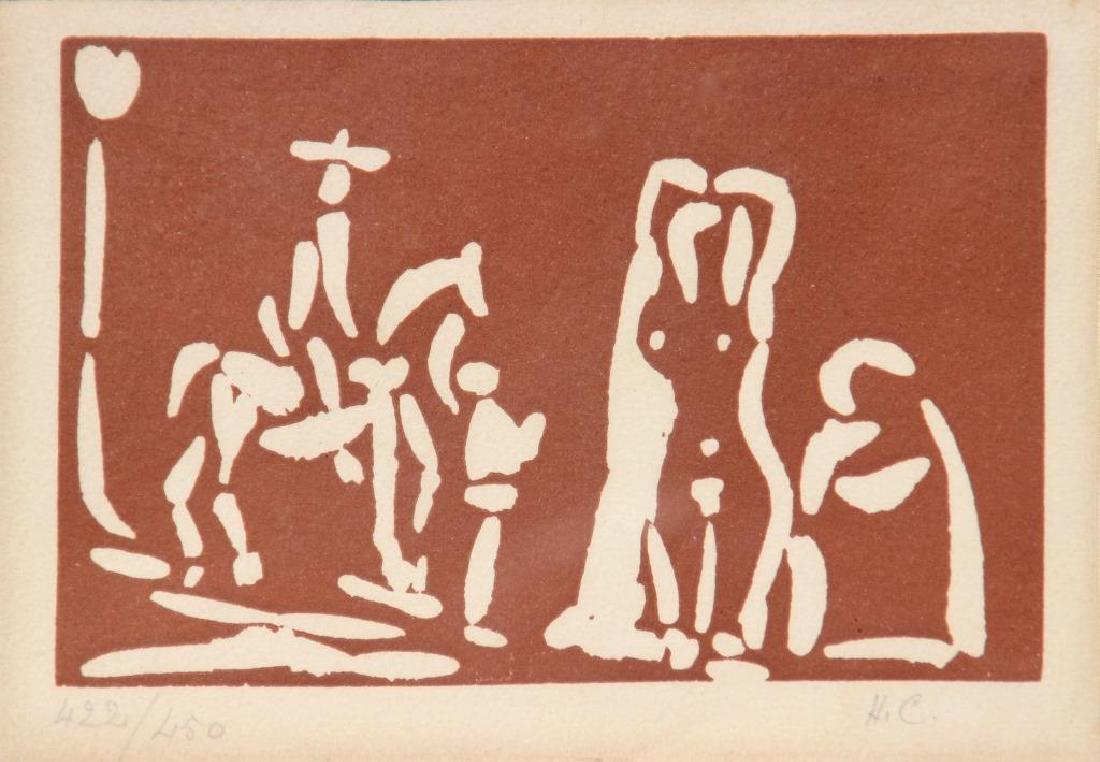 Pablo PICASSO (1881-1973)_x000D_ Cavalier et nu fé (1 of 1)