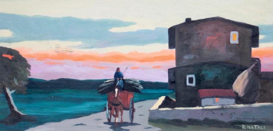 Renato NATALI (1883-1979)_x000D_ La calèche au (1 of 1)