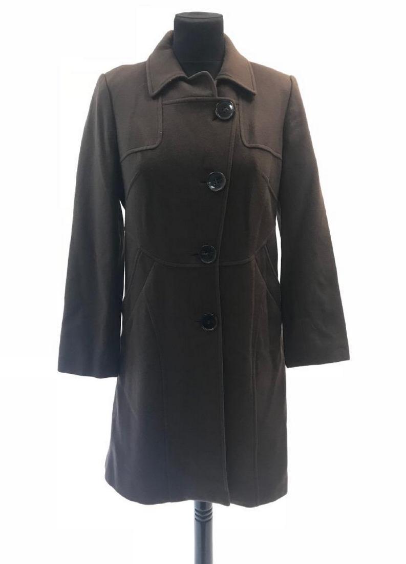 KENZO Manteau en laine et cachemire brun Taille: KENZO Manteau en laine et cachemire brun Taille indiquée : 36