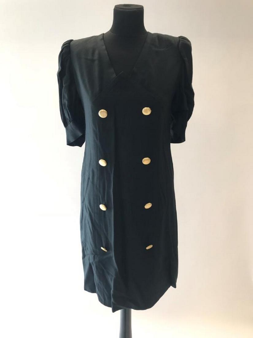 GIVENCHY Nouvelle Boutique Robe en coton noir Taille 38: GIVENCHY Nouvelle Boutique Robe en coton noir Taille 38 environ