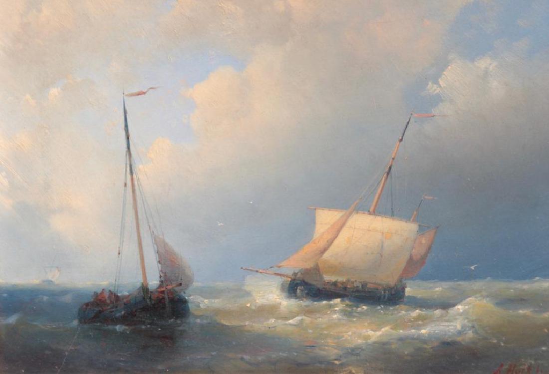 Abraham HULK (1813-1897) Marine (1 of 1)