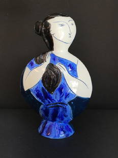 Pierre BONCOMPAIN Femme au poisson Céramique: Pierre BONCOMPAIN Femme au poisson Céramique Signé et numéroté 29/30 H : 25 cm