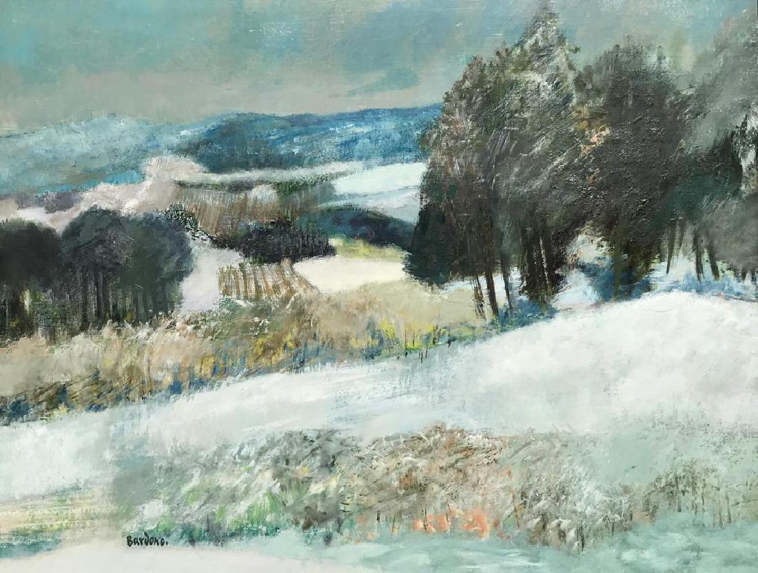 Guy Bardone (1927-2015) Paysage Huile sur toile: Guy Bardone (1927-2015) Paysage Huile sur toile Signé en bas à gauche 66 x 48 cm