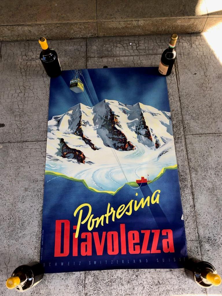 Martin PEIKERT (1901-1975), d'après Diavolesa: Martin PEIKERT (1901-1975), d'après Diavolesa Pontresina - Switzerland Impression sur papier 90 x 63 cm