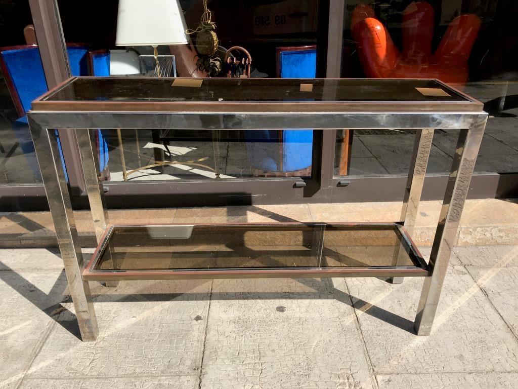 Willy RIZZO (1928-2013) - vers 1975 Console en mé (1 of 3)