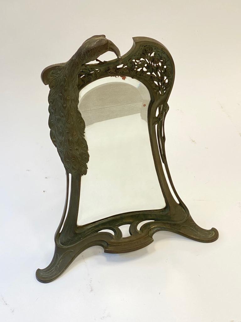 Joseph JEENER (XIX-XX) Petit miroir à poser en (1 of 4)