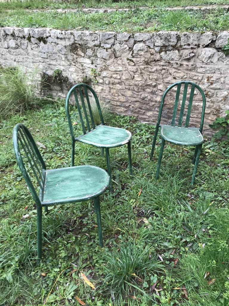 Robert MALLET-STEVENS, vers 1940 Suite de trois chaises (1 of 2)