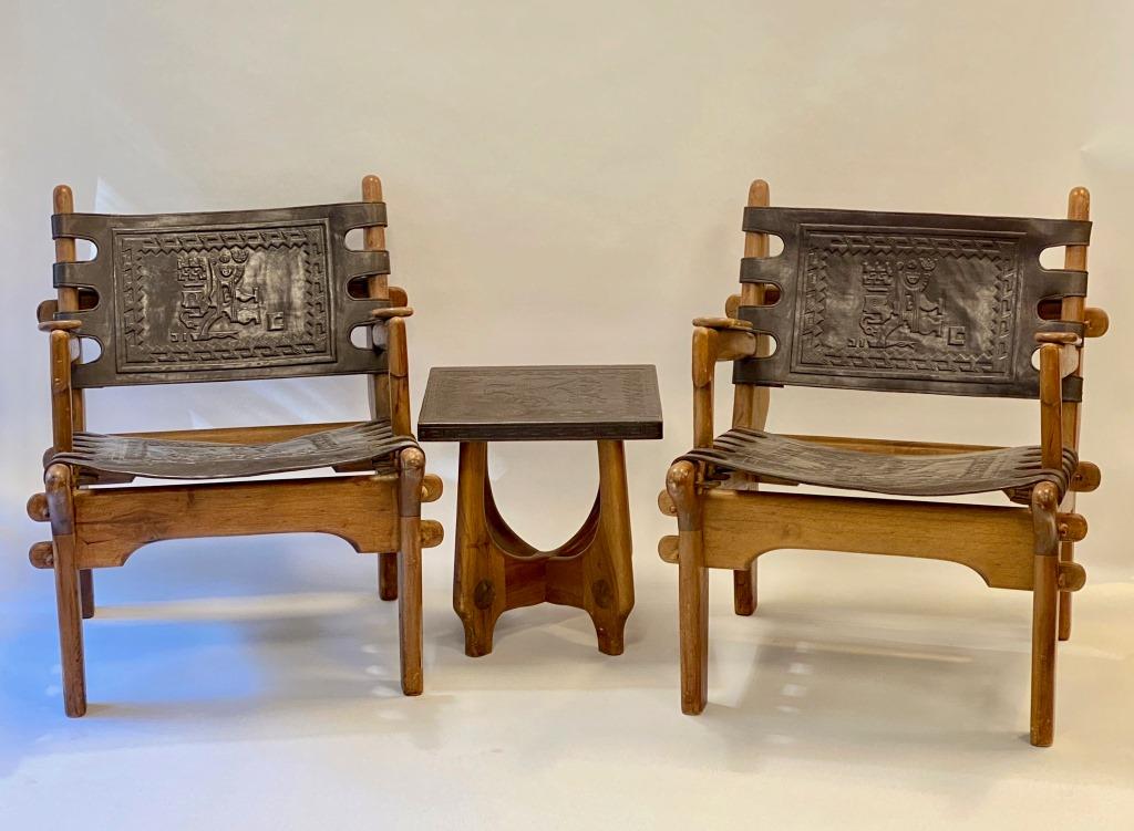 Sergio RODRIGUES (1927-2004) Paire de fauteuils en bois (1 of 2)
