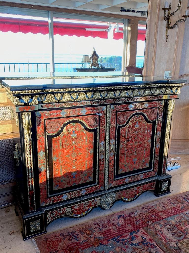 Buffet à hauteur d’appui en bois de placage (1 of 6)