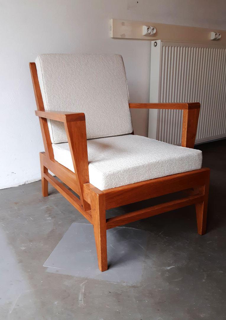 René GABRIEL (1890-1950)- Vers 1945Fauteuil à (1 of 2)