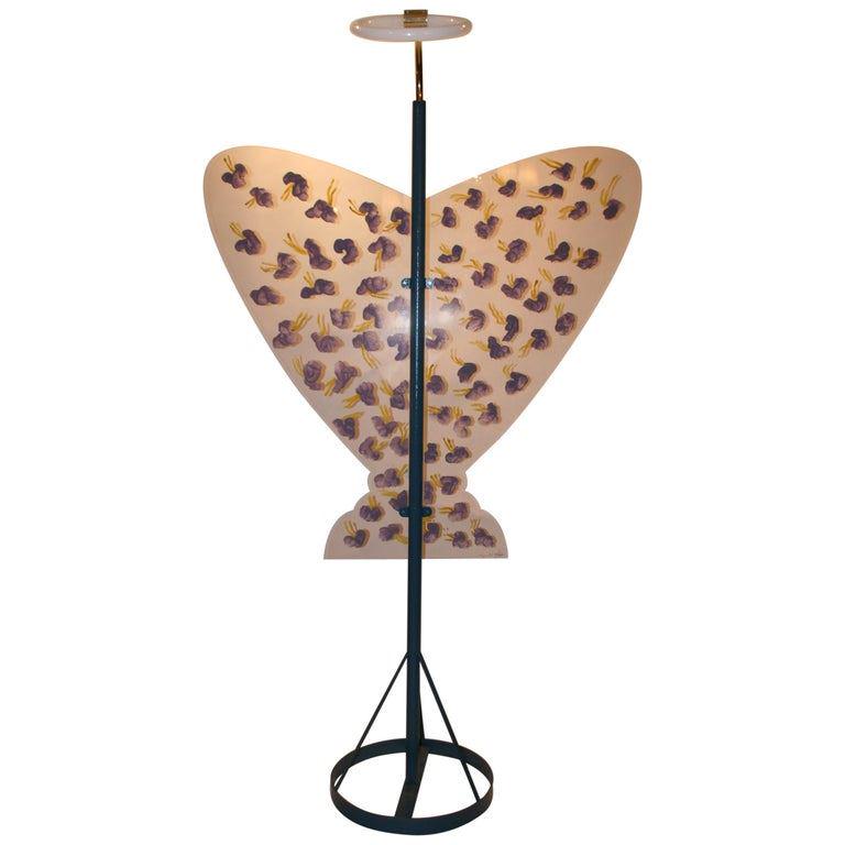 Ugo LA PIETRA (1938)Lampadaire en métal laqué (1 of 2)