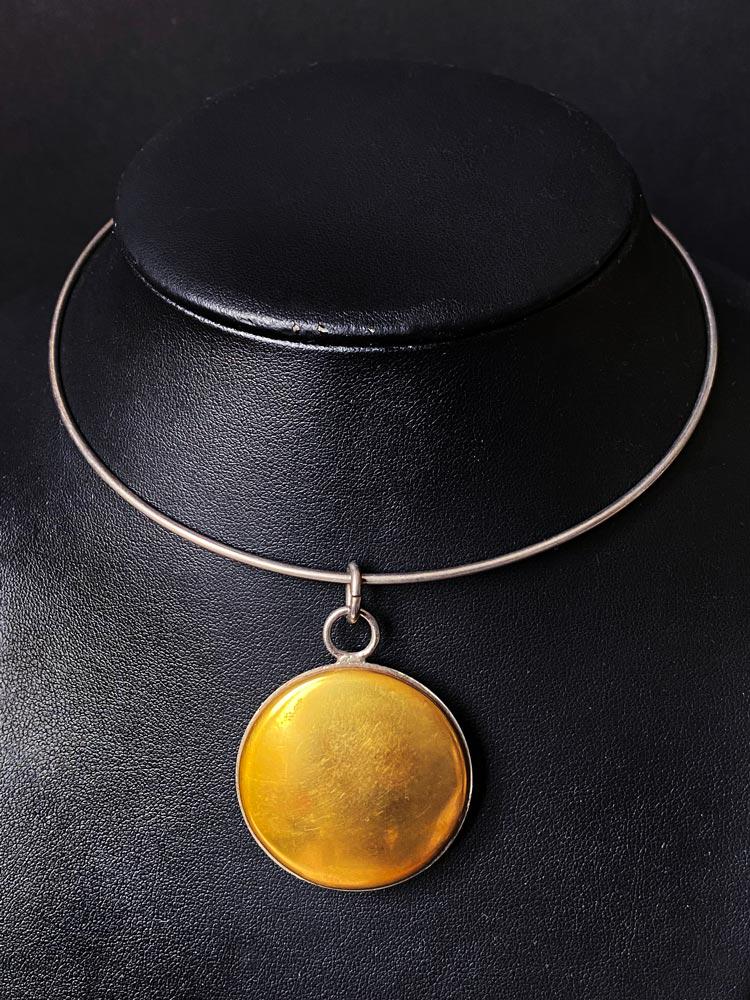 Claude MOMIRON (1939) Collier rigide en métal (1 of 1)