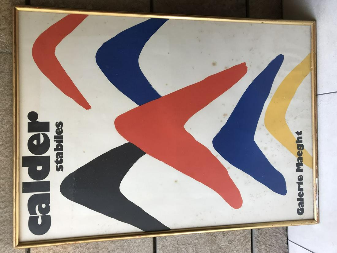 Alexander CALDER (1898-1976) Stabiles Affiche (1 of 1)