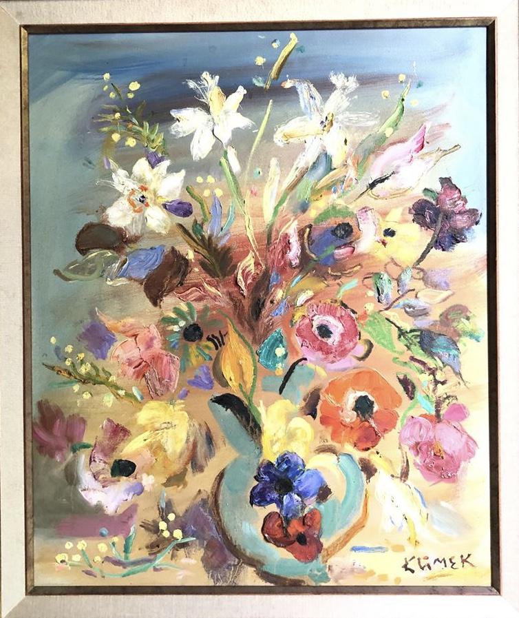 Ludwig KLIMEK (1912-1992)   Bouquet de fleurs (1 of 1)