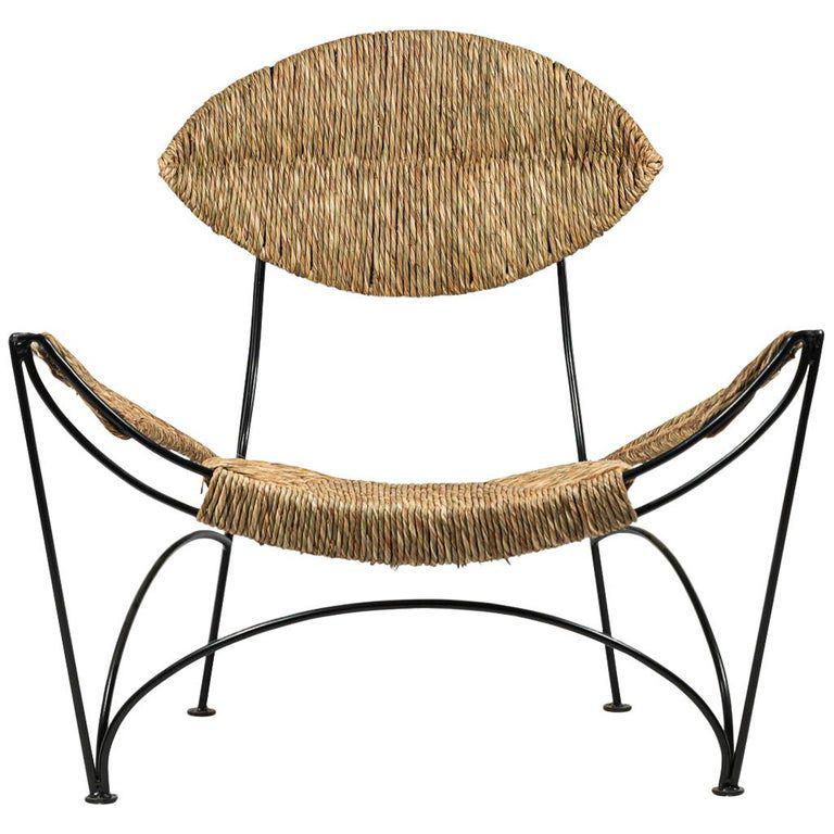 Tom DIXON (1959) - Edition Cappellini Paire de: Tom DIXON (1959) - Edition Cappellini Paire de fauteuils "Baby Fat" en Métal et rotin - Vers 1990 94 x 93 x 75 cm * Vendu sur désignation (disponible à l’étude après la