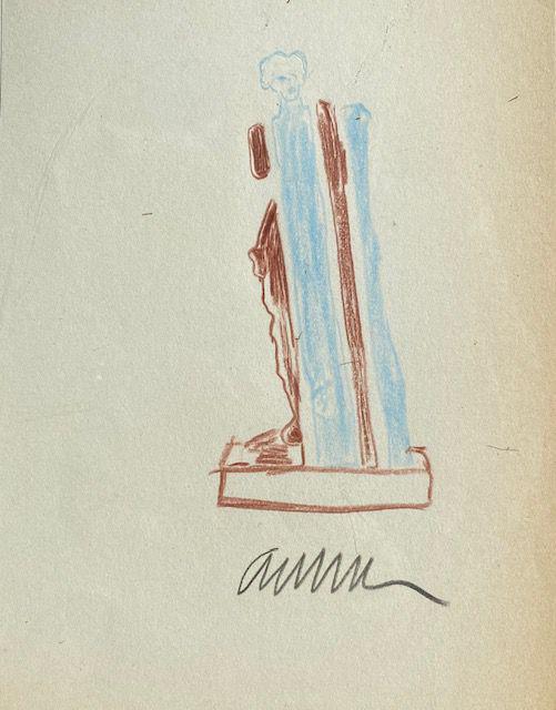 Fernandez ARMAN (1928-2005) Vénus Crayon sur: Fernandez ARMAN (1928-2005) Vénus Crayon sur papier. Signé 19,5 x 15,5 cm