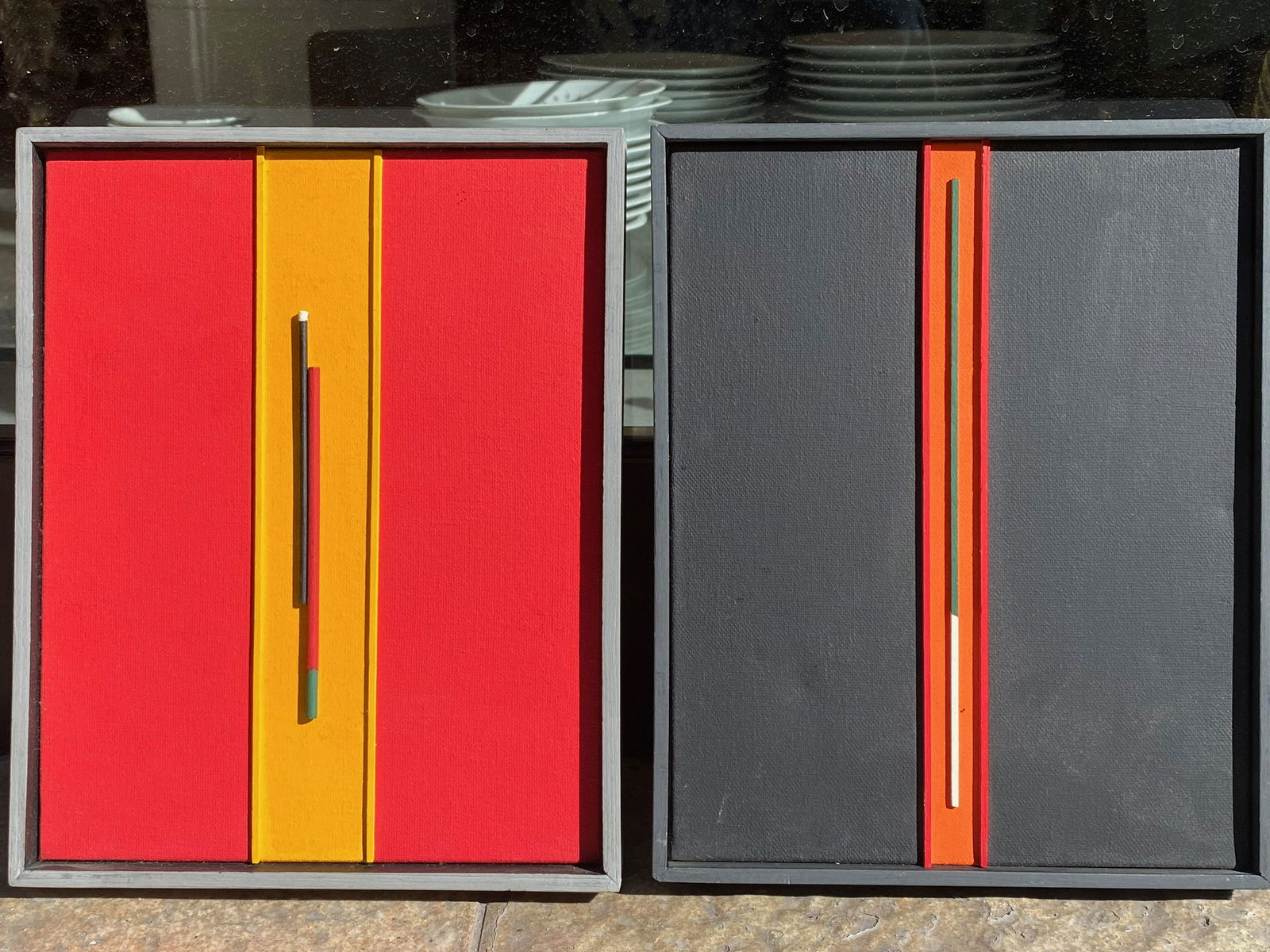 Claude BELLEUDY (1938) Deux petites techniques mixtes (1 of 1)