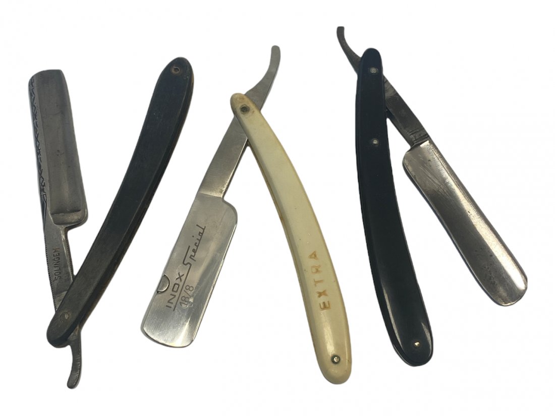 Ensemble de trois coupe-choux avec manche en corne et (1 of 1)