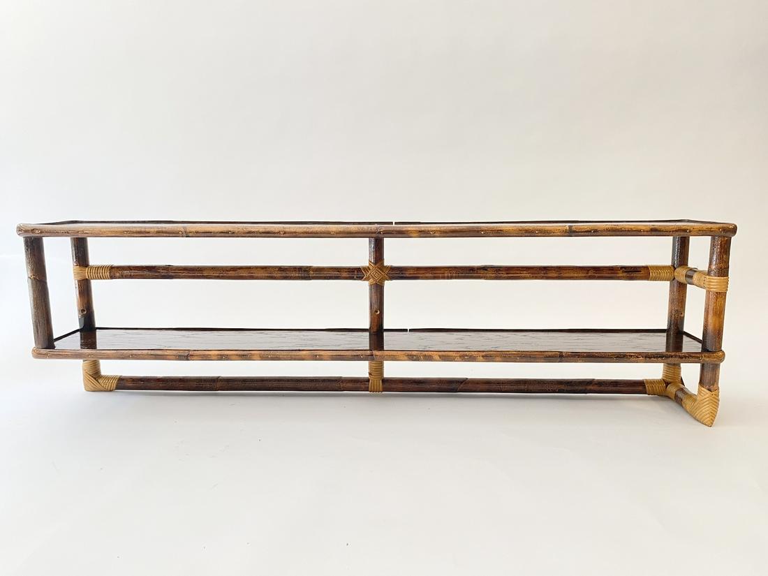 AUDOUX & MINET - ÉTAGÈRE EN ROTIN (1 of 3)