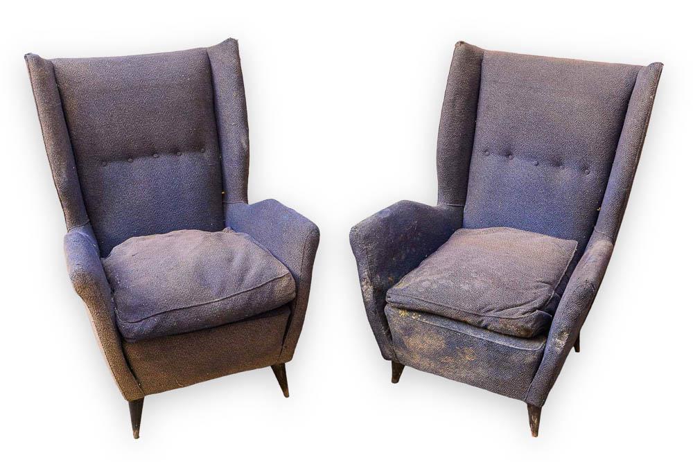 2 FAUTEUILS TISSU GRIS BLEU (1 of 4)