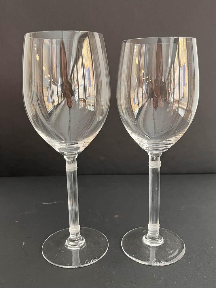 CARTIER - SÉRIE DE VERRES EN CRISTAL "MAISON DES MUST" (1 of 2)
