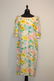 HANAE MORI - Robe en soie damassée à décor fleuri, deux
