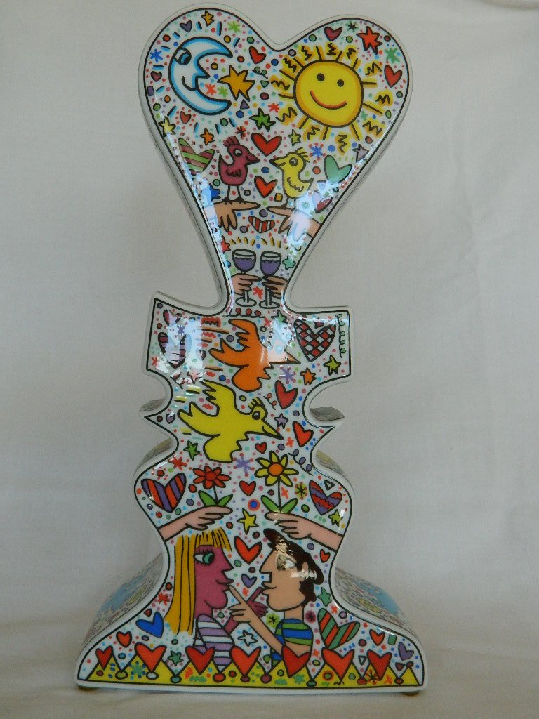 James Rizzi 「Love AT FIRST SIGHT」3Dアート シルクスクリーン 立体