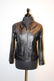 Giorgio ARMANI Blouson en cuir noir Taille 38 Bon état