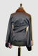 KENZO Veste en soie noire, manches kimono, doublures en - 4