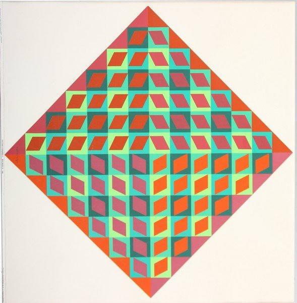 Victor VASARELY (1906-1997) Composition abstraite (1 of 1)