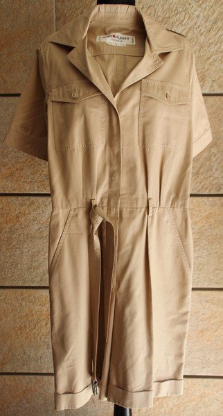 SAINT LAURENT Rive gauche Combinaison short saharienne (1 of 1)