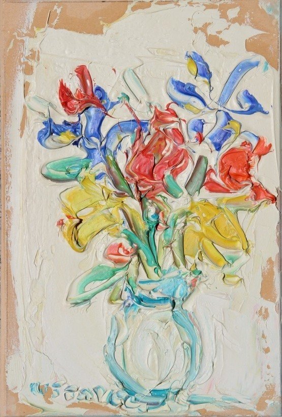 André COTTAVOZ (1922-2012) Bouquet de fleurs Huile sur (1 of 1)