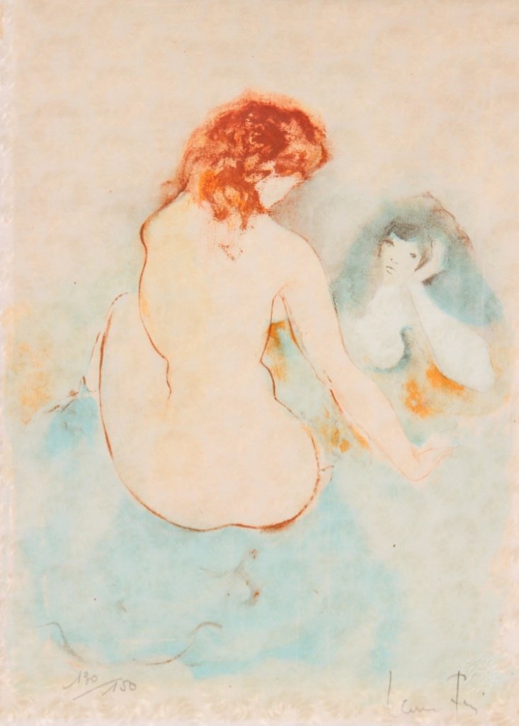 Léonor FINI (1907-1996) Femme observant son reflet. (1 of 1)