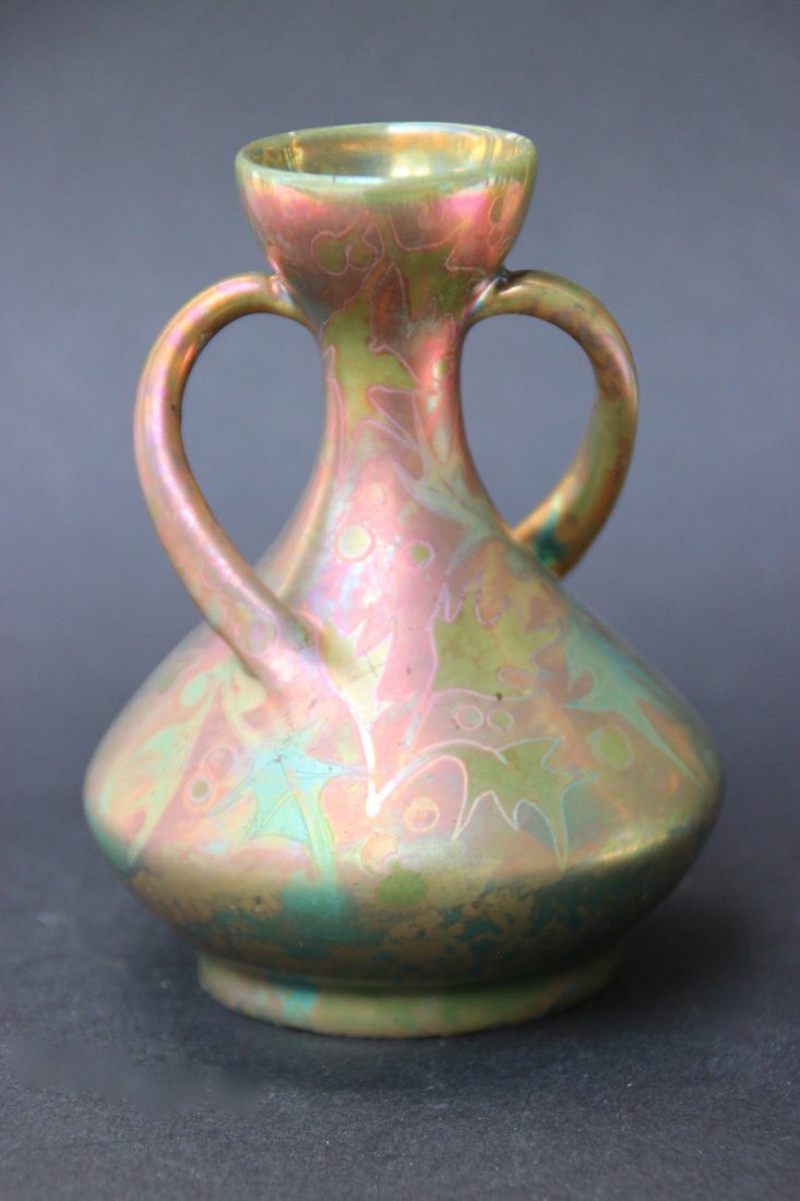 CLEMENT MASSIER (1844-1917)  Petit vase à la base épaté (1 of 2)