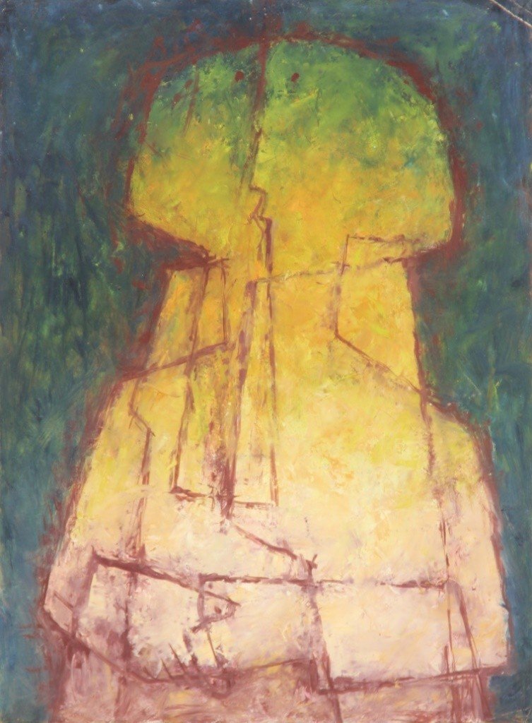 Annalies NELCK (1925-2014) Personnage vert Gouache sur: Annalies NELCK (1925-2014) Personnage vert Gouache sur papier 36 x 26,5 cm