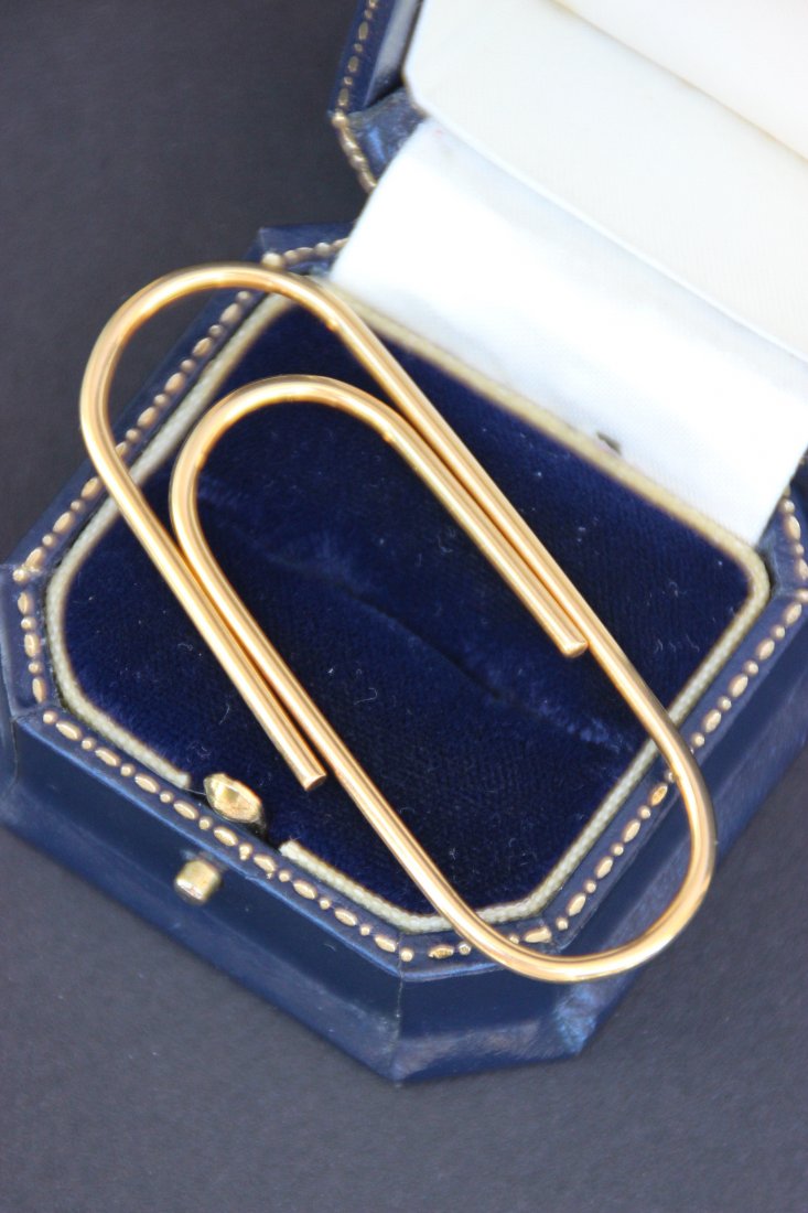 HERMES - Paris Pince à billets en or jaune Poids : 11 g (1 of 1)