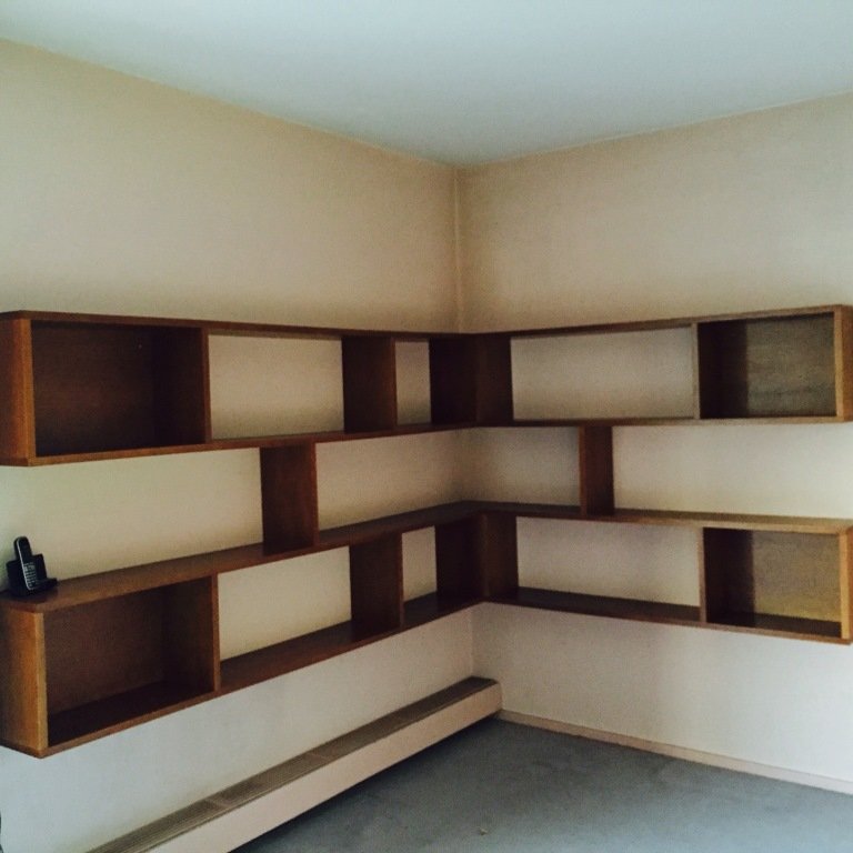 Travail français - Vers 1950 Importante bibliothèque (1 of 1)