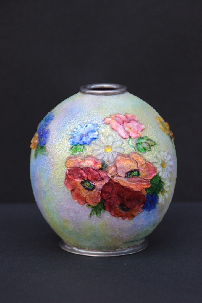 Camille FAURÉ (1874-1956) - LIMOGES Vase de forme (1 of 1)