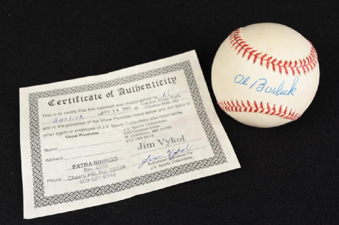 Umpire Al Barlick Autographed Rawlings Baseball (1 of 6)