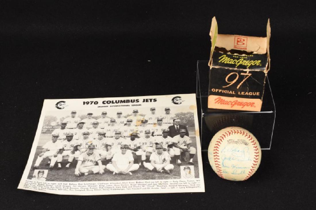 Columbus Jets Team Signed 97 Baseball & Photo (1 of 9)