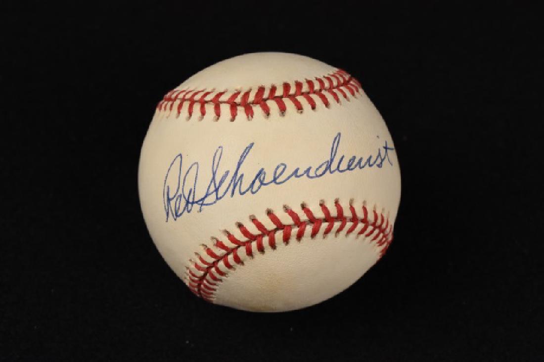 Red Schoendienst Signed Rawlings Baseball (1 of 4)