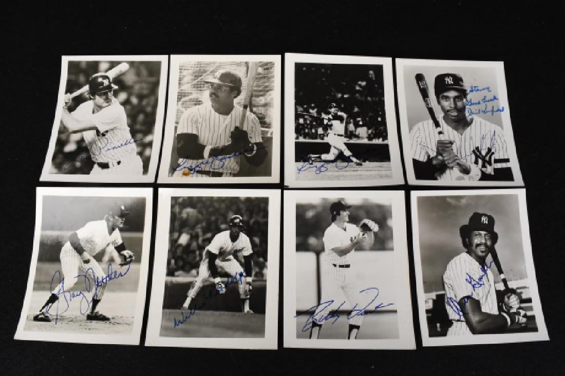 (8) 4 x 5 Hand Autographed Team Publicity Photos (1 of 5)