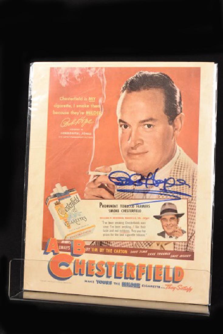 1949 Liggett & Myers Tobacco Co. Bob Hope Signed (1 of 5)