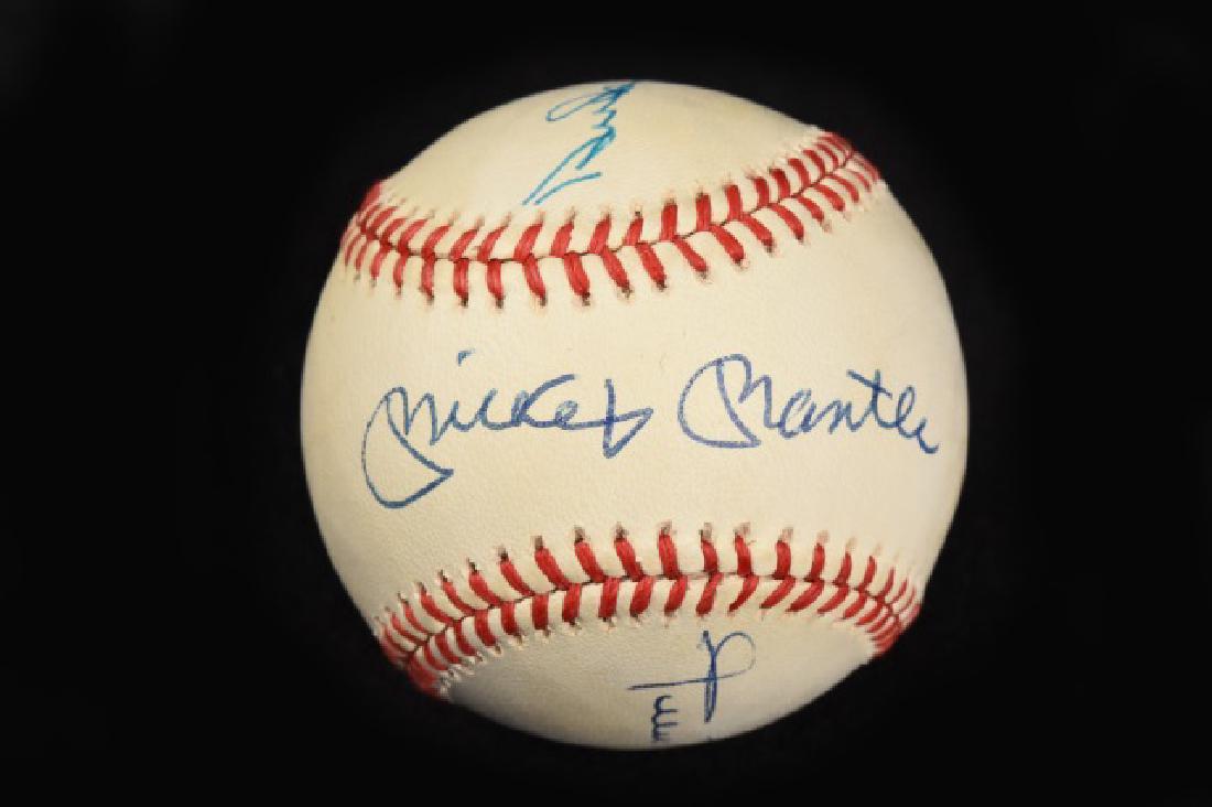 Mickey Mantle, Duke Snider & Mays Auto. Baseball (1 of 4)