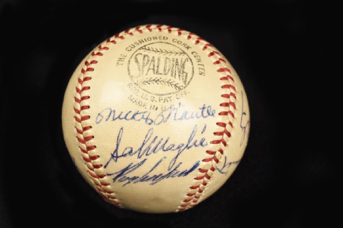 1950's Old All Star Ball Signed (Mantle + 8 more) (1 of 5)
