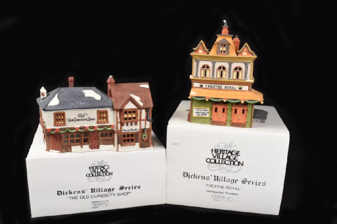 (2) Dept. 56 Dickens' Village Series Buildings (1 of 5)