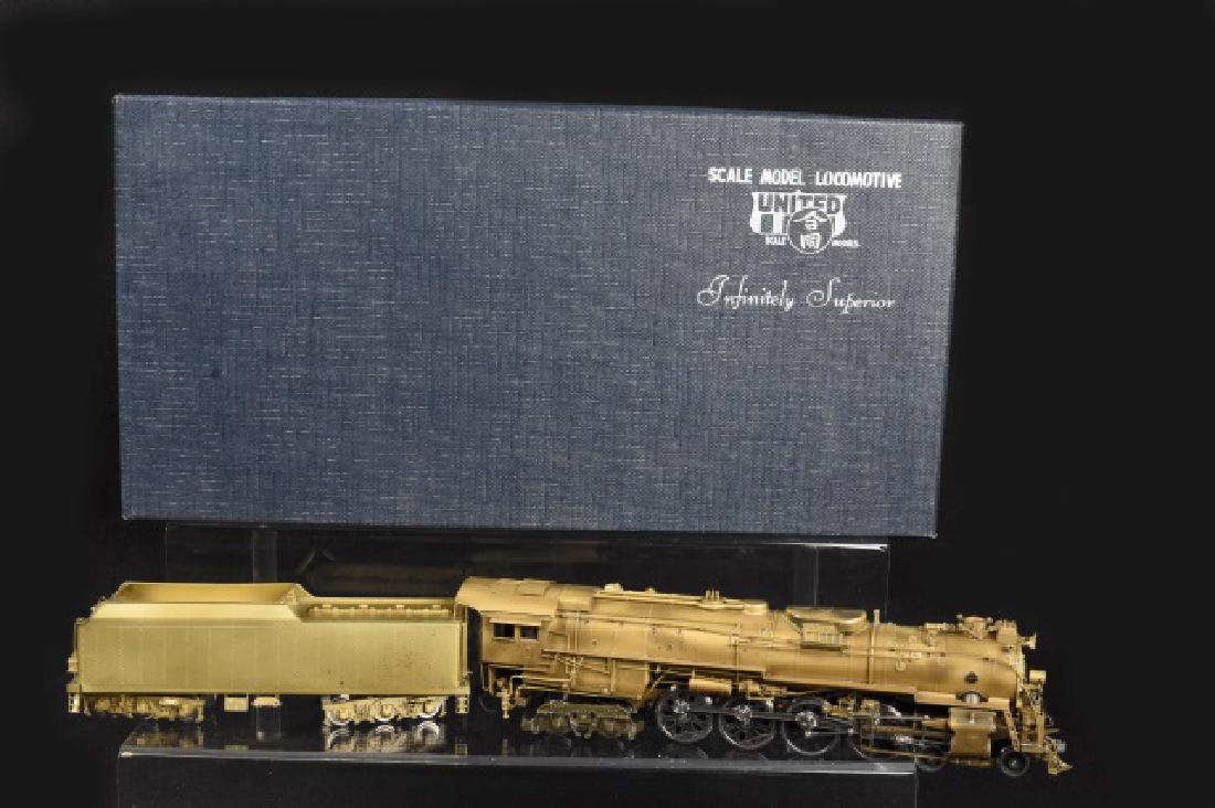 United Ho Brass Santa Fe 4 8 4 Northern Steam Locomotive And