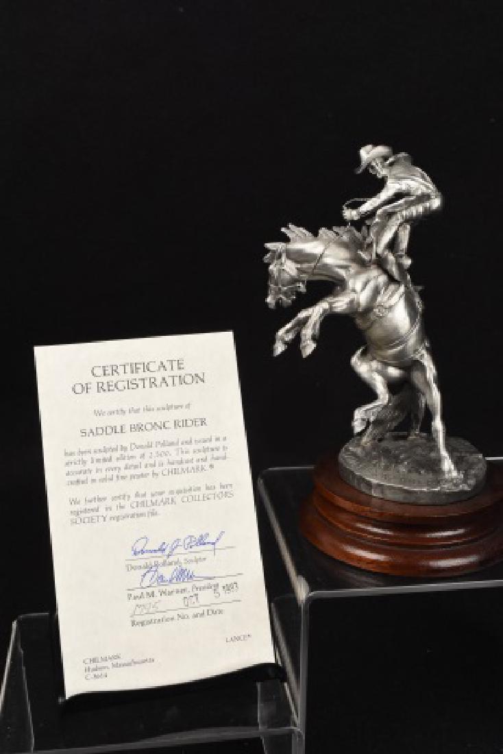 Chilmark "Saddle Bronc Rider" pewter Don Polland (1 of 8)